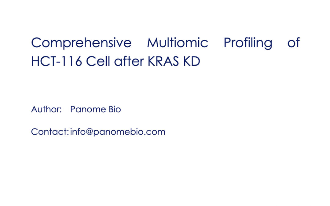 Multi-Omic Analysis of KRAS Knockdown