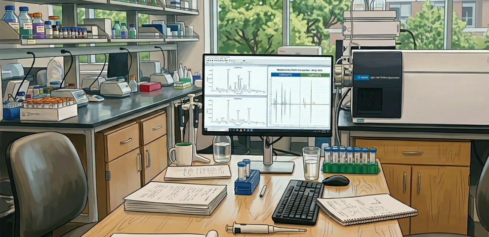 Untargeted metabolomics platform comparison highlighting improved detection, reproducibility, and compound coverage